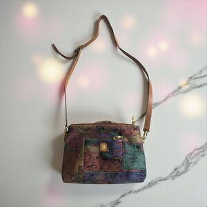 VINCENT VAN GOGH Watercolour Multicolor Crossbody Bag